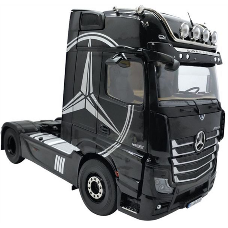 Mercedes Benz Actros Black With Decoration - 1:18