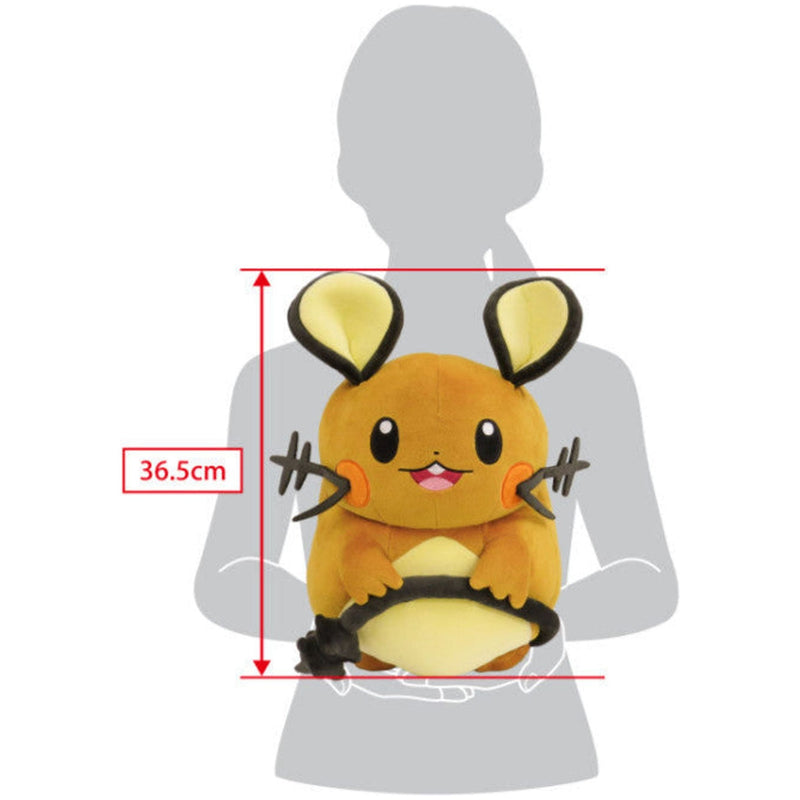 Dedenne Pokemon Potehagu Cushion Plush Toy H36.5xW24.5xD22cm
