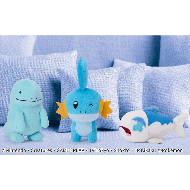 Plush Mudkip Mofugutto Color Selection Blue Pokemon