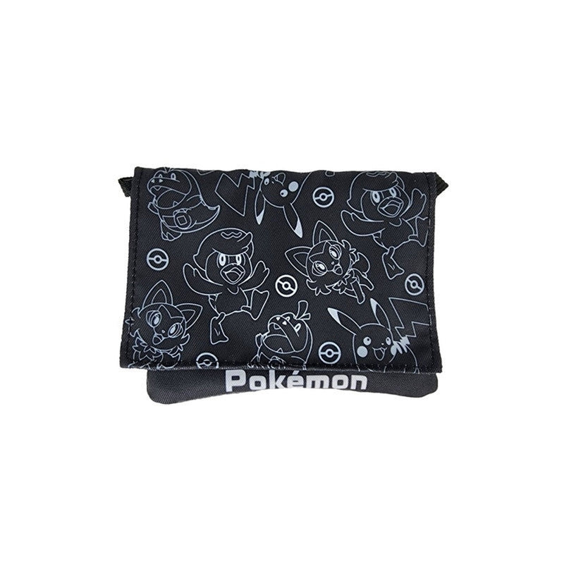 Shoulder Bag Multipocket Black Pokemon - 14.3 × 12.0 cm