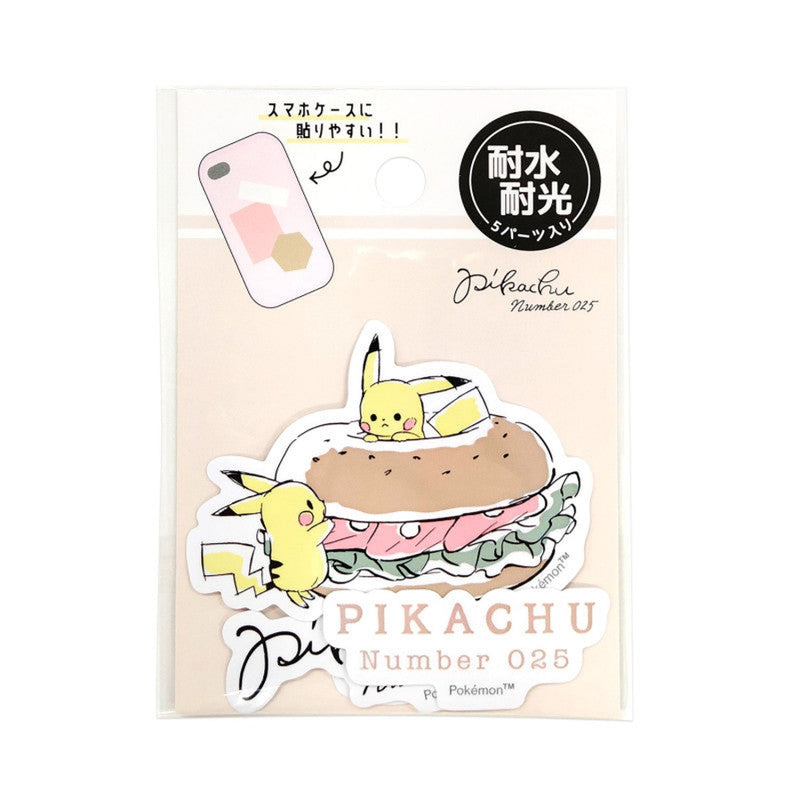 Stickers Cafe Pokemon Pikachu Number025
