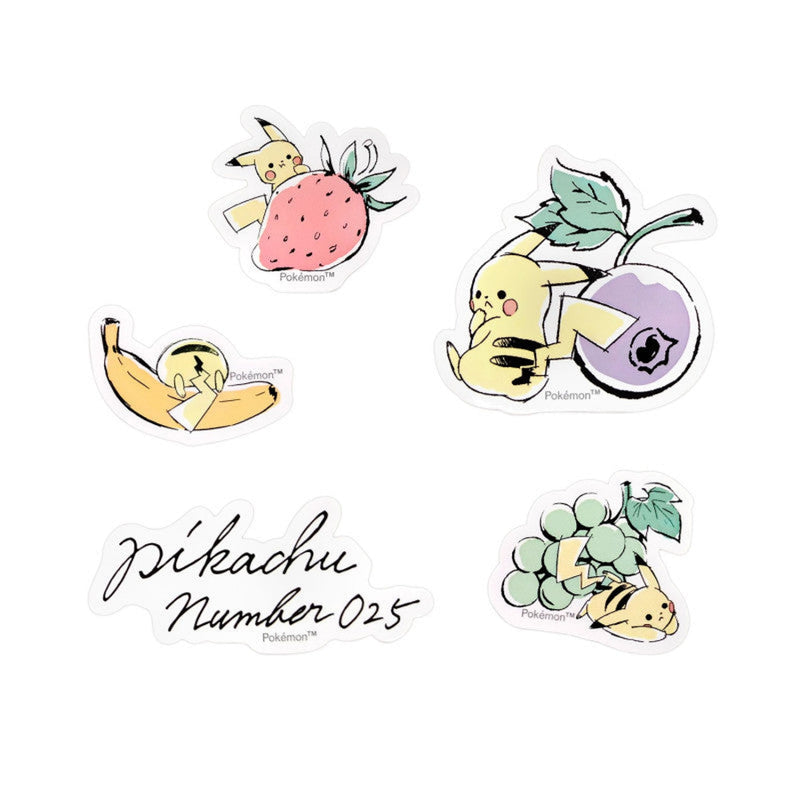 Stickers Fruits Pokemon Pikachu Number025