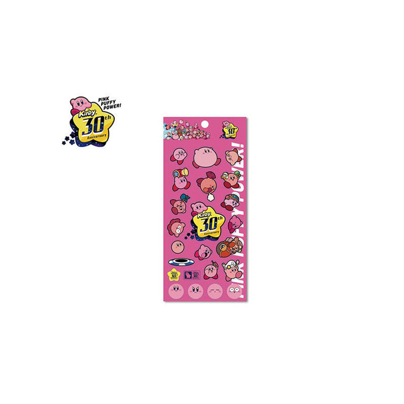 Stickers Sheet Pink Kirby 30th Anniversary