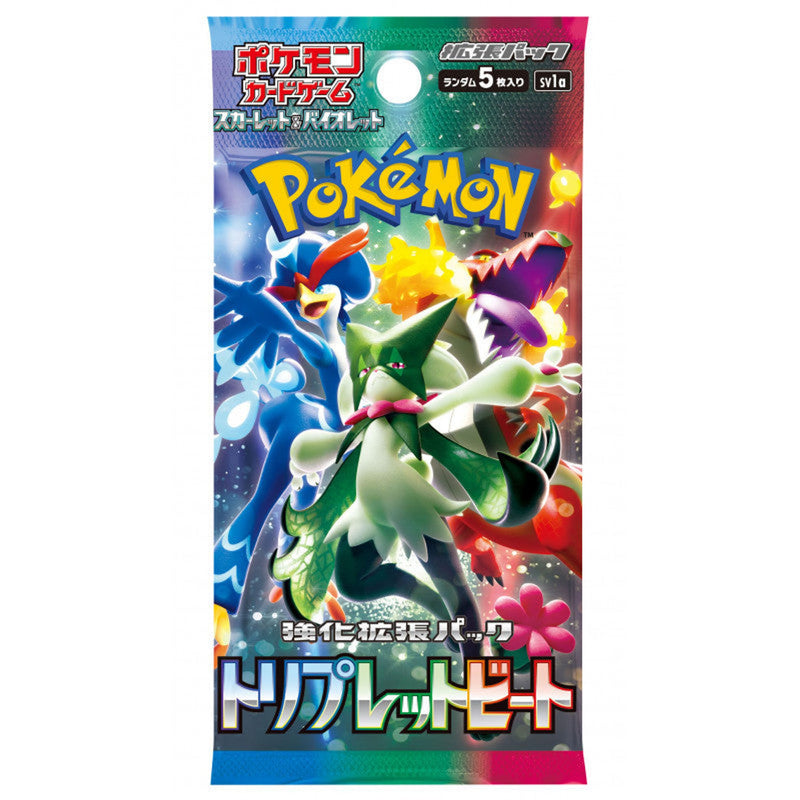 Pokemon Scarlet & Violet Triplet Beat sv1a Japanese Booster Pack - Single Pack