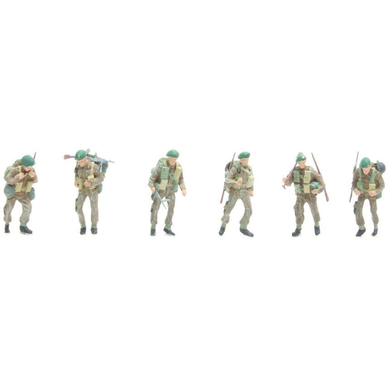 UK Commando 6 Fig 1:87 Ready-Made Painted - H0
