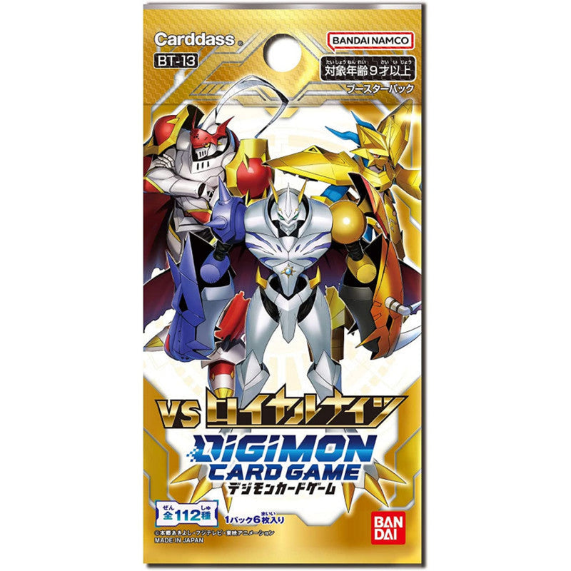 VS Royal Knights Booster Box Digimon Card BT-13