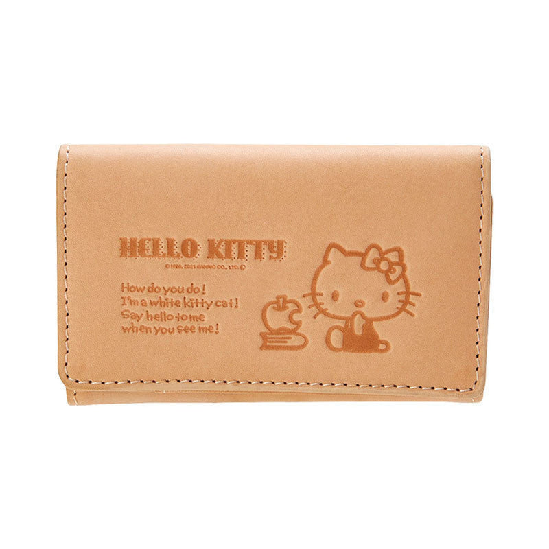 Wallet Real Leather Natural Ver. Hello Kitty