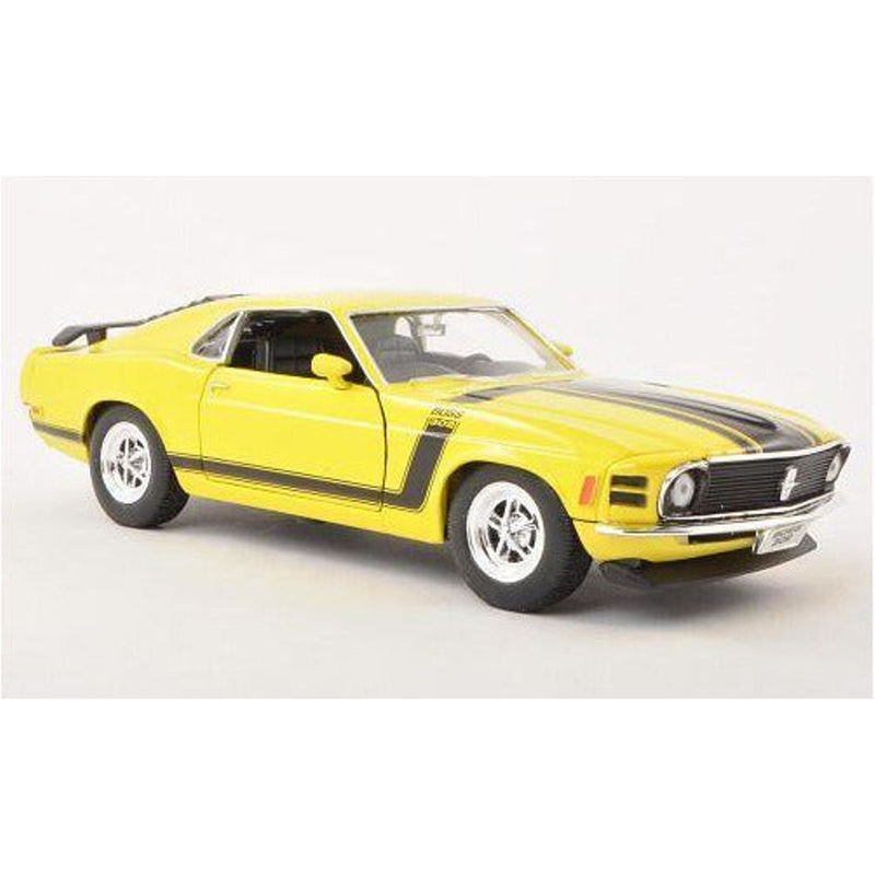 Ford Mustang Boss 302 1970 Yellow - 1:24