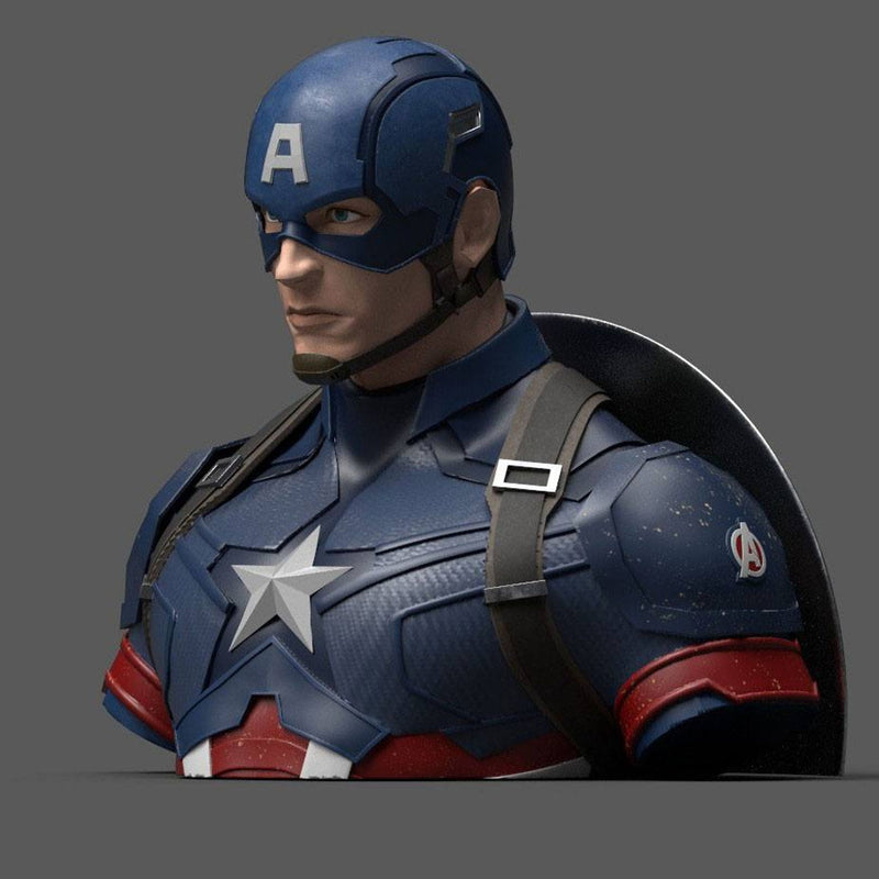 Avengers Endgame Coin Bank Captain America - 20 CM