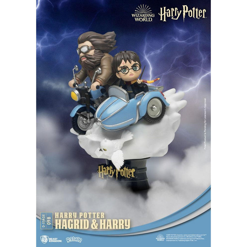 Harry Potter D-Stage PVC Diorama Hagrid & Harry New Version - 15 CM