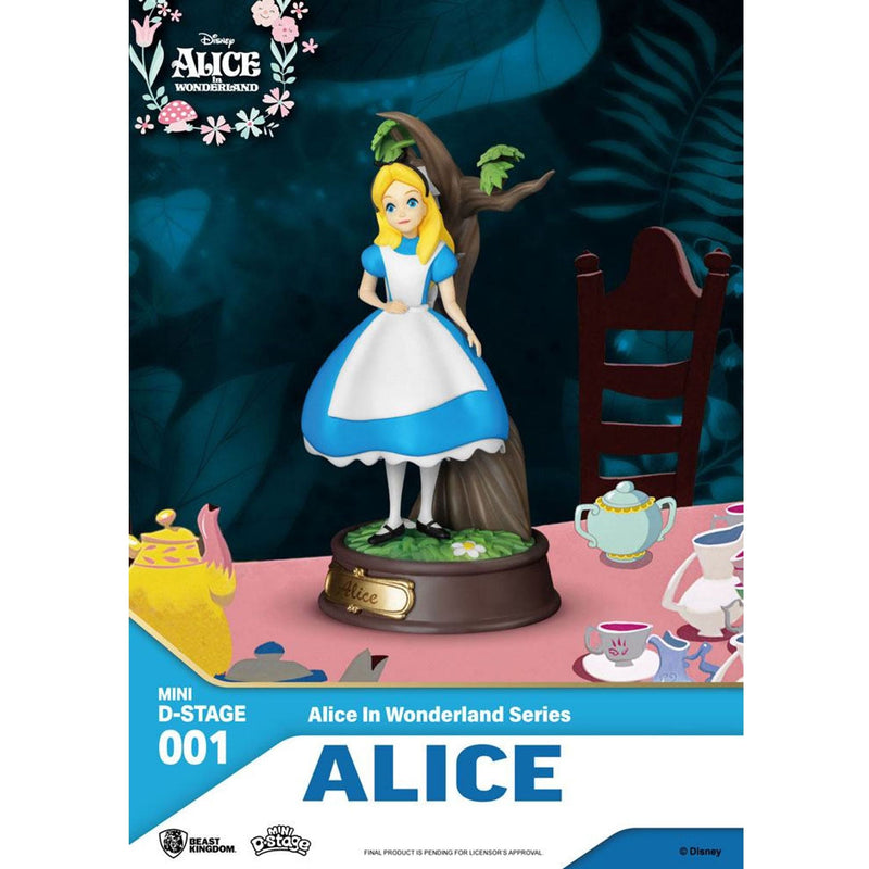 Alice In Wonderland Mini Diorama Stage PVC Statue Alice - 10 CM