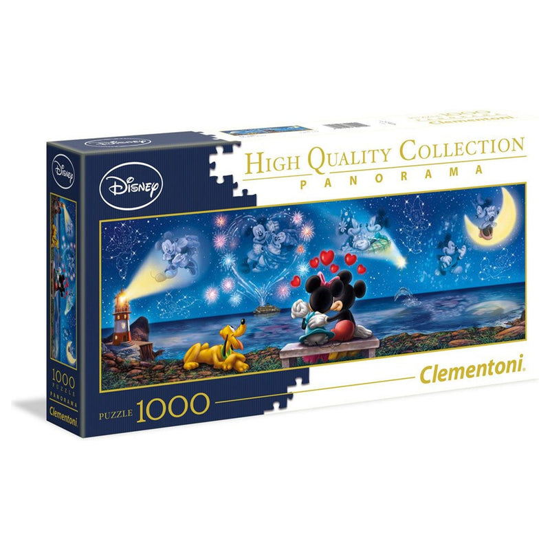 Clementoni Disney Panorama Jigsaw Puzzle Mickey & Minnie - 1000 Pieces