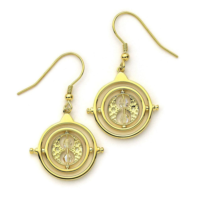 The Carat Shop Harry Potter Drop Earrings Time Turner Gold Plated
