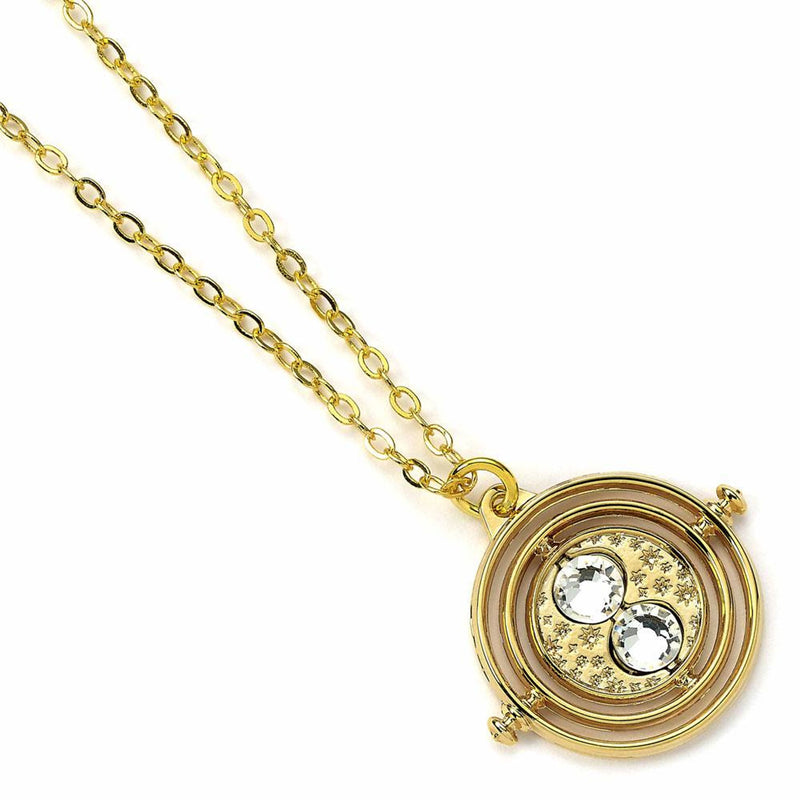 The Carat Shop Harry Potter Pendant & Necklace Fixed Time Turner Gold Plated
