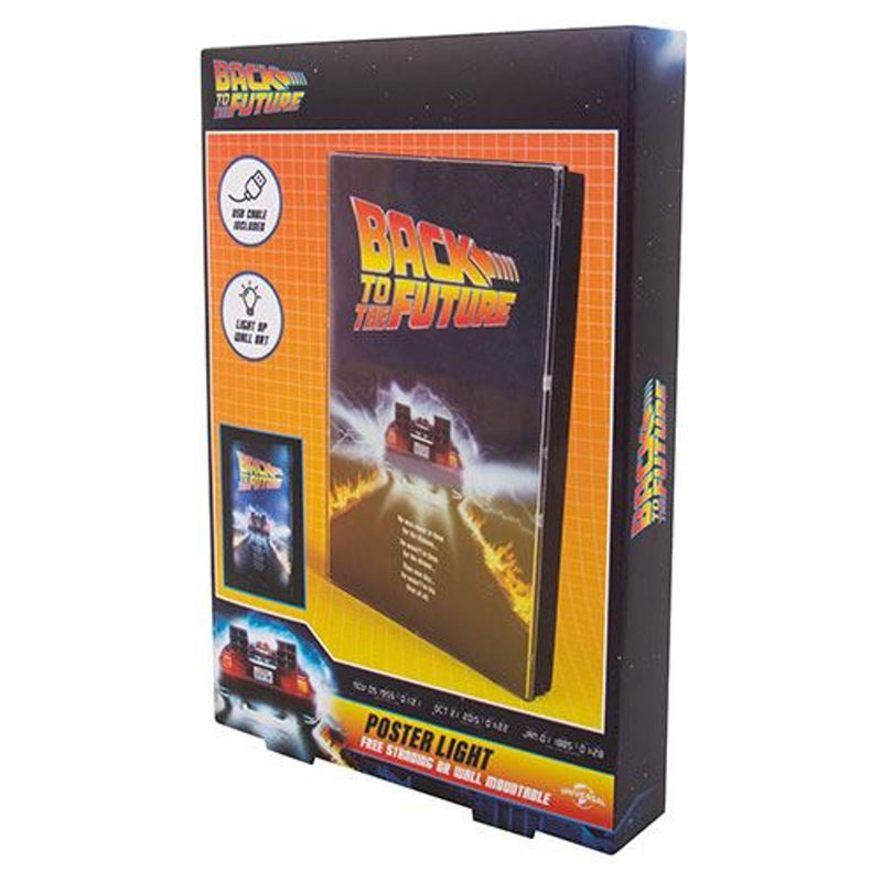 Back To The Future Poster Light Burning Rubber