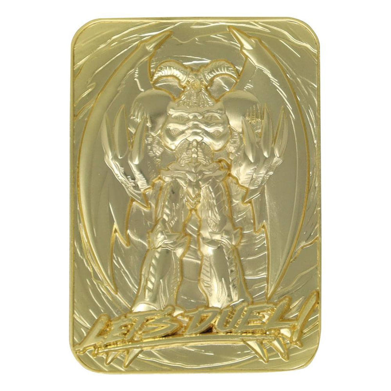 Yu-Gi-Oh! Replica Card Summoned Skull Gold Plated
