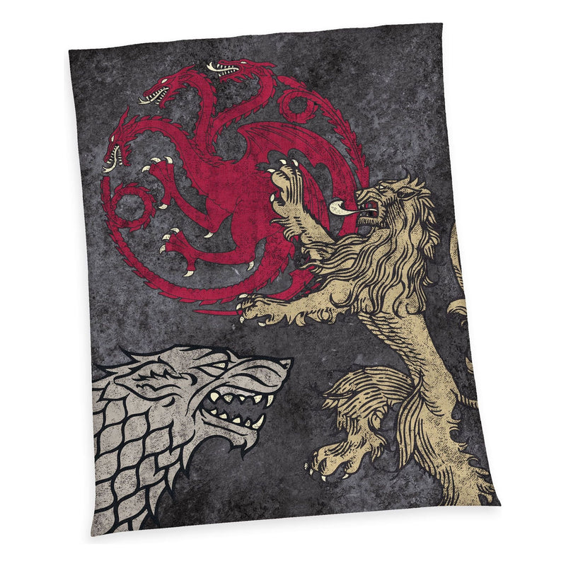 Game Of Thrones Fleece Blanket Logos - 150 X 200 CM