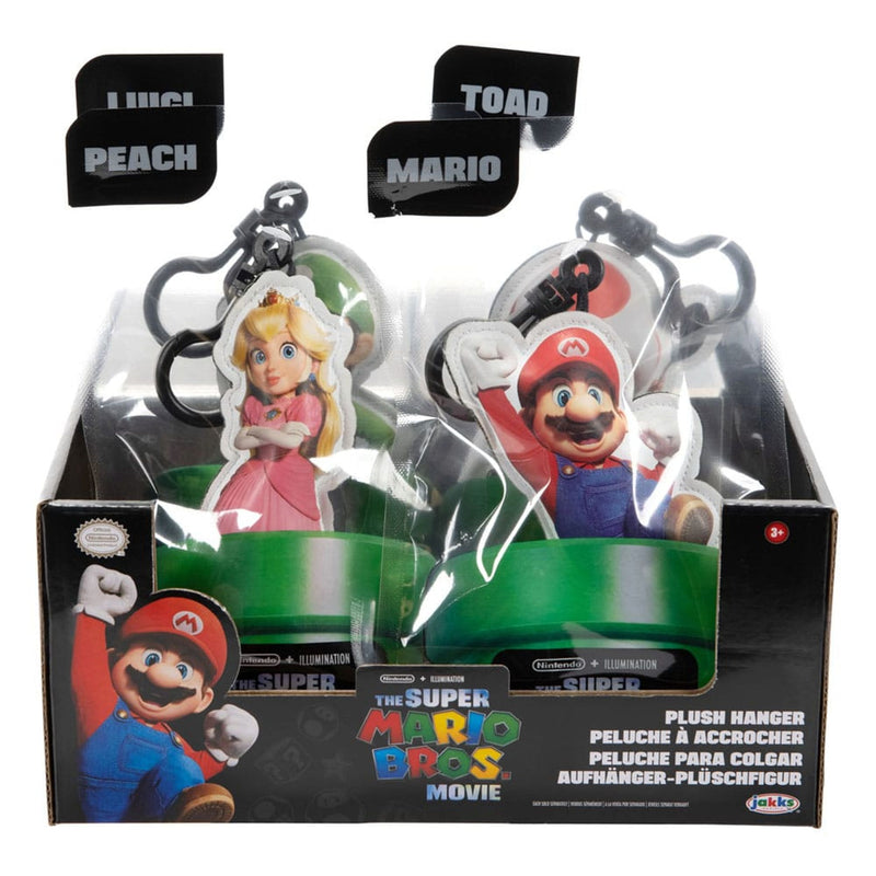 The Super Mario Bros. Movie Plush Keychains 8 CM Assortment - Pack Of 12