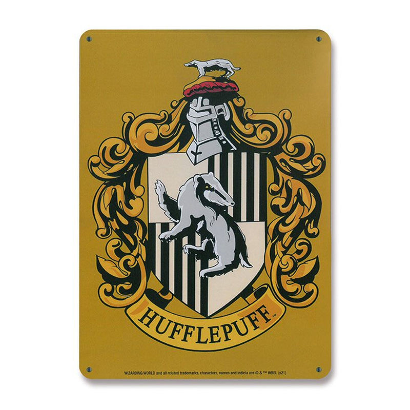Logoshirt Harry Potter Tin Sign Hufflepu - 15 X 21 cm