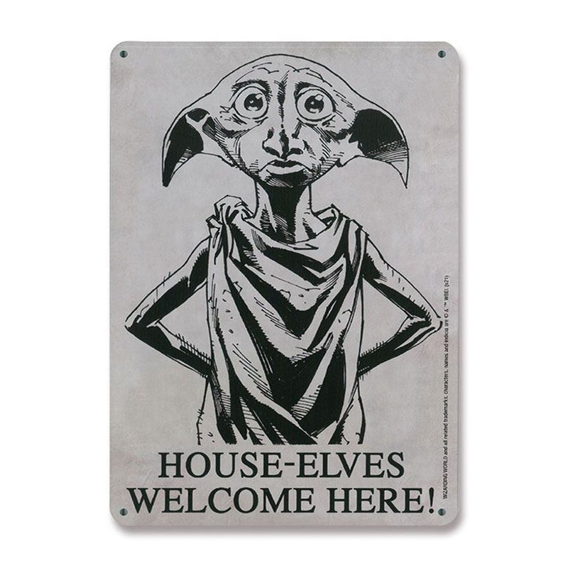 Logoshirt Harry Potter Tin Sign House-Elv - 15 X 21 cm