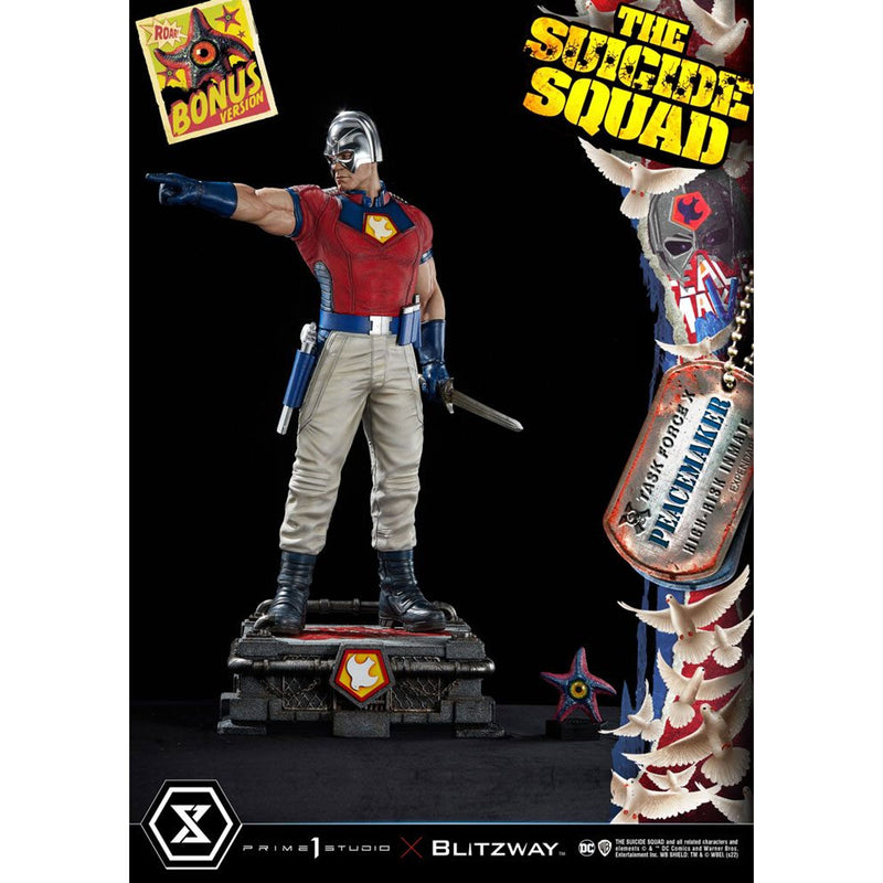 The Suicide Squad Statue Peacemaker Bonus Version - 79 CM - 1:3