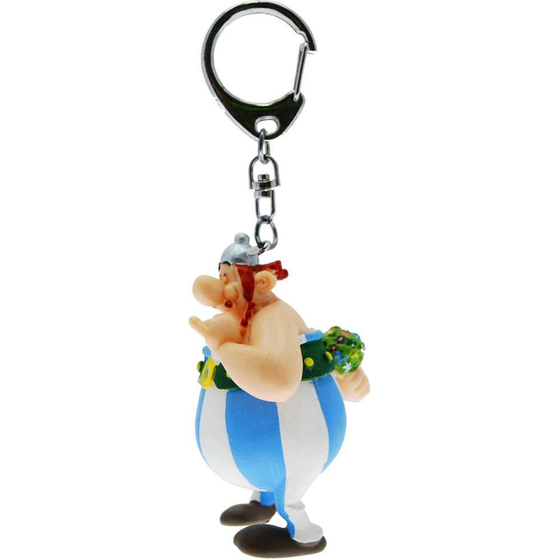 Plastoy Asterix Keychain Obelix With Flowers - 13 CM