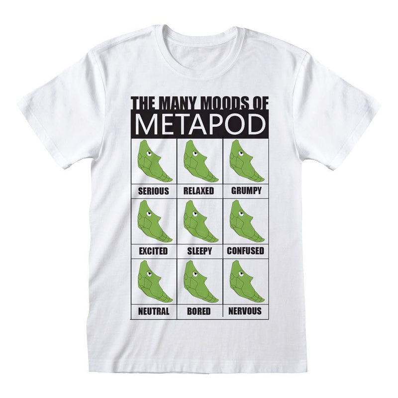 Heroes Inc Pokemon T-Shirt Many Moods Of Metapod