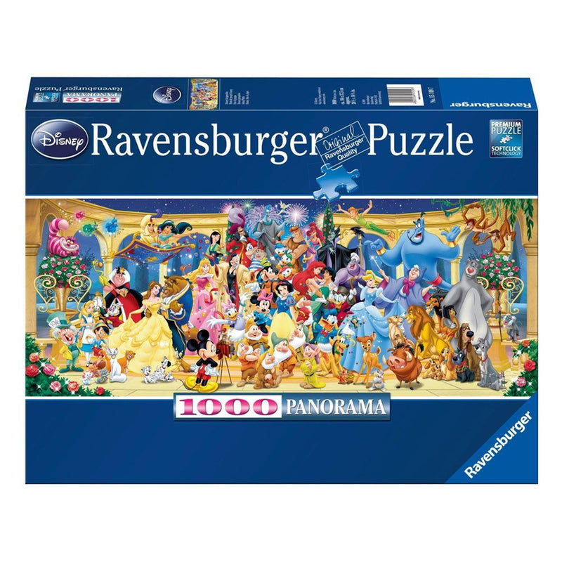 Ravensburger Disney Panorama Jigsaw Puzzle Group Photo - 1000 Pieces