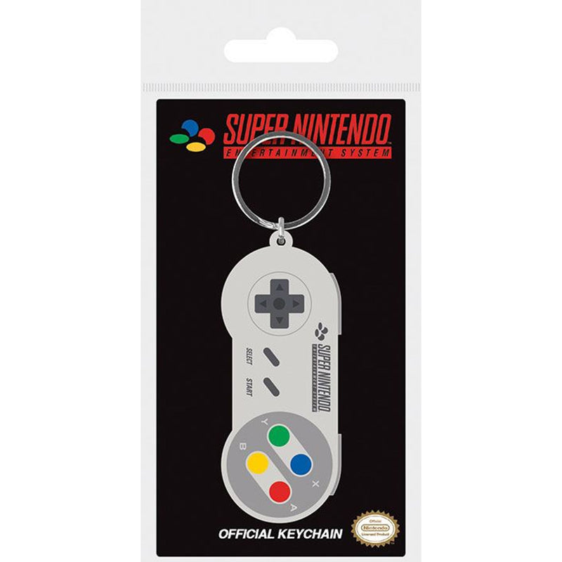 Pyramid International Nintendo Rubber Keychain SNES Controller