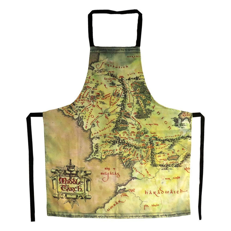 SD Toys Lord Of The Rings cooking apron The Middle Earth Map