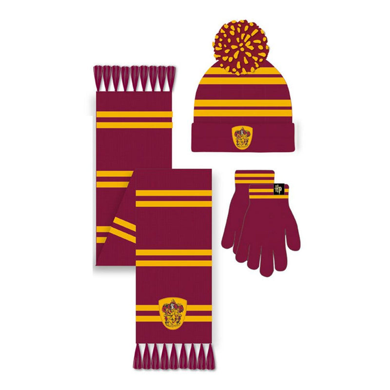 Heroes Inc Harry Potter Beanie & Scarf Set House Gryffindor