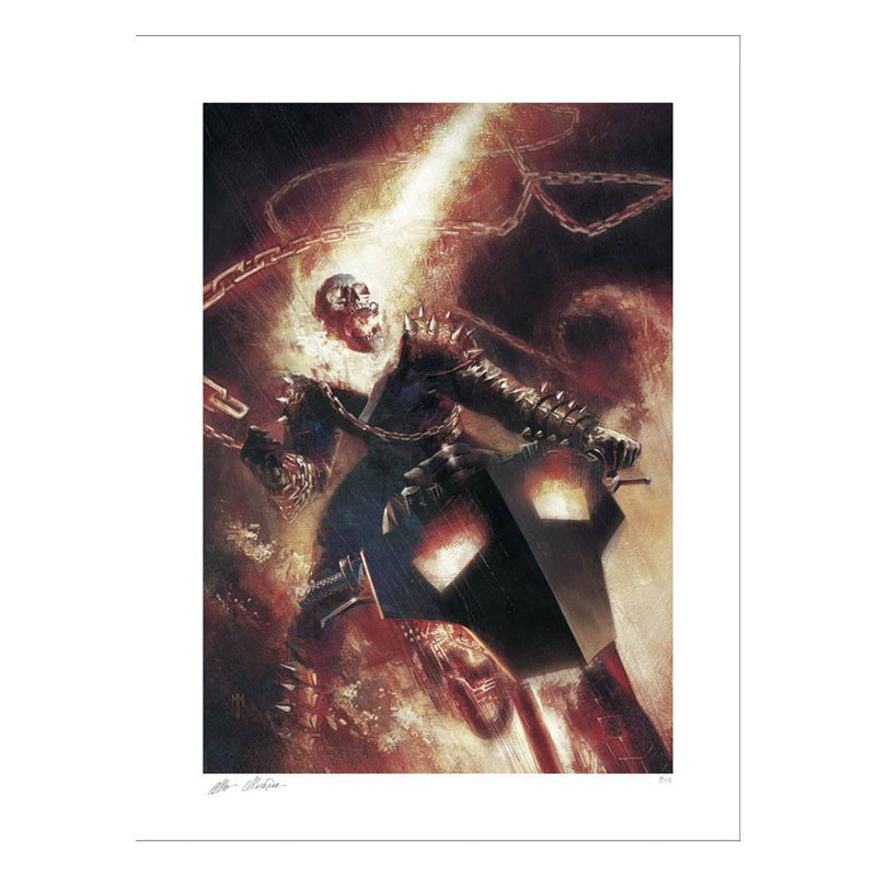 Sideshow Marvel Art Print Ghost Rider Unframed