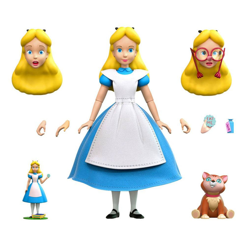 Super7 Alice In Wonderland Disney Ultimates Action Figure Alice - 18 CM