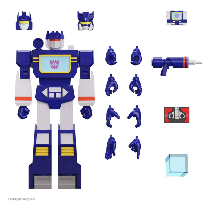 Super7 Transformers Ultimates Action Figure Soundwave G1 - 18 CM