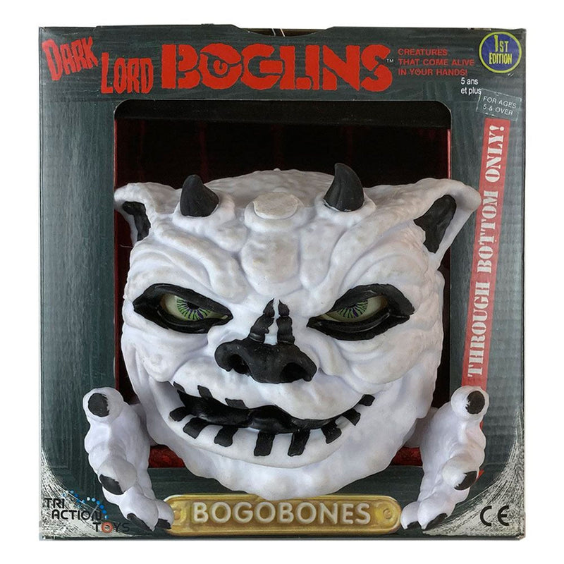 Tri-Action Toys Boglins Hand Puppet Dark Lord Bog O Bones Glow In The Dark