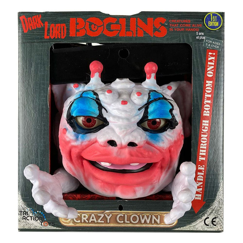 Tri-Action Toys Boglins Hand Puppet Dark Lord Crazy Clown Glow In The Dark