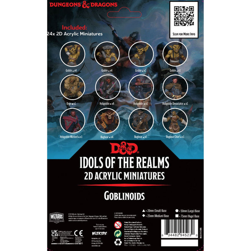 Dungeons & Dragons Idols Of The Realms 2D Miniatures: Goblinoids - 2D Set