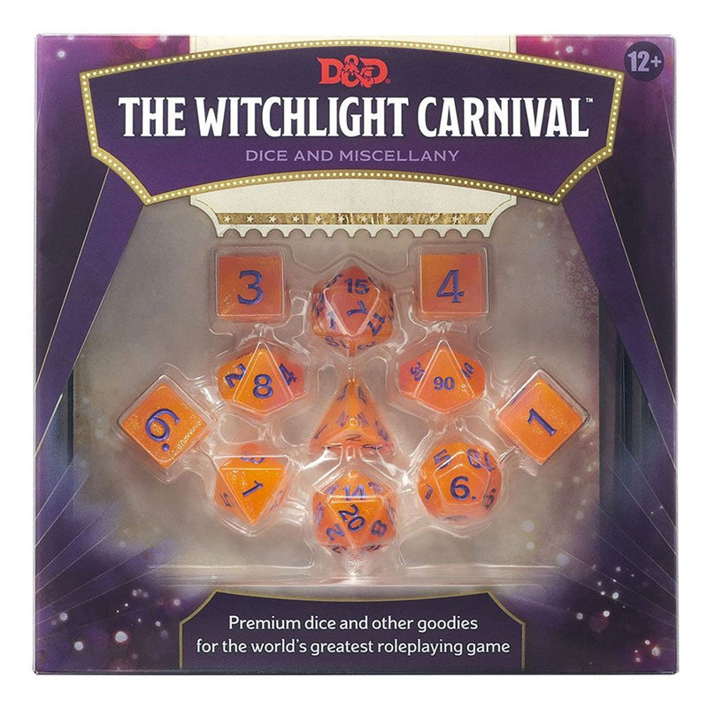 Wizards of The Coast Dungeons & Dragons Role Playing Game Dice Set Witchlight Carnival